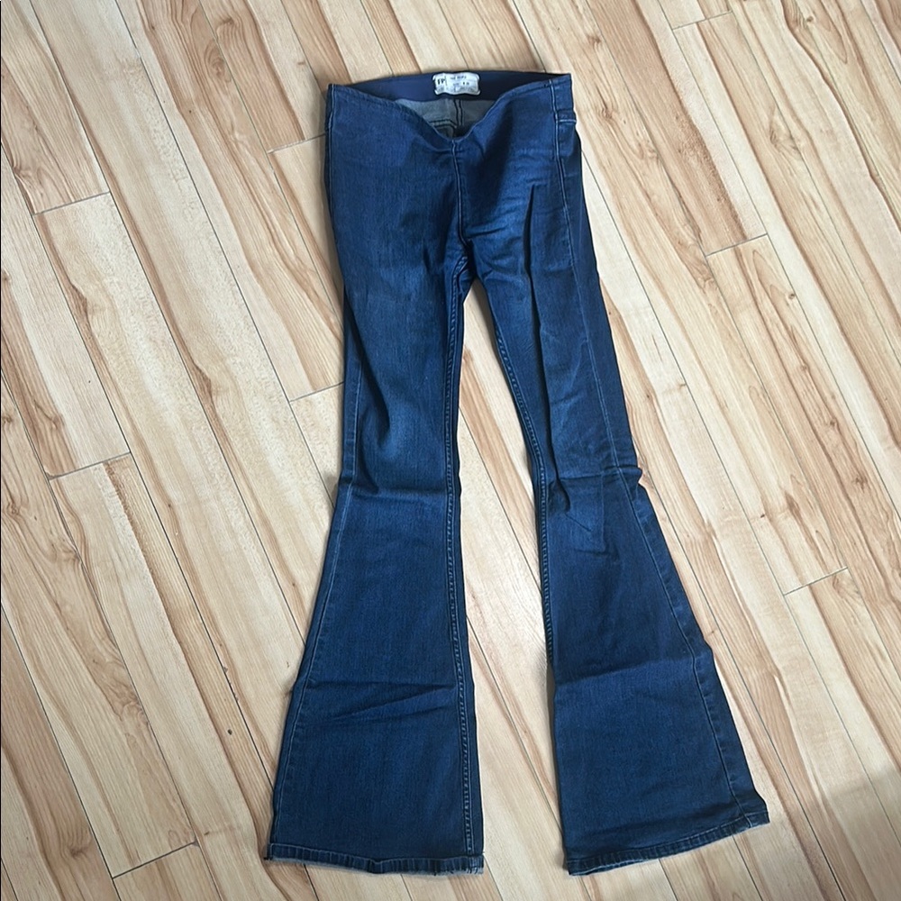 Free People Low Rise Flare Jeans